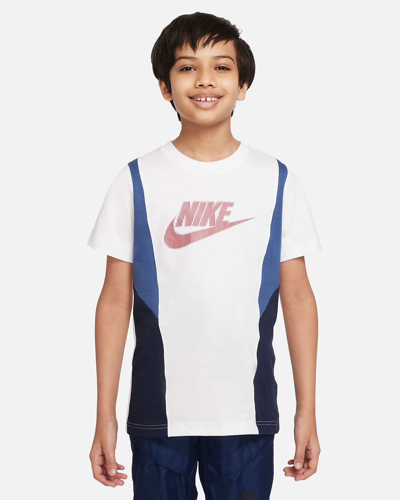 Κοντομάνικη μπλούζα Nike Sportswear Hybrid για μεγάλα παιδιά