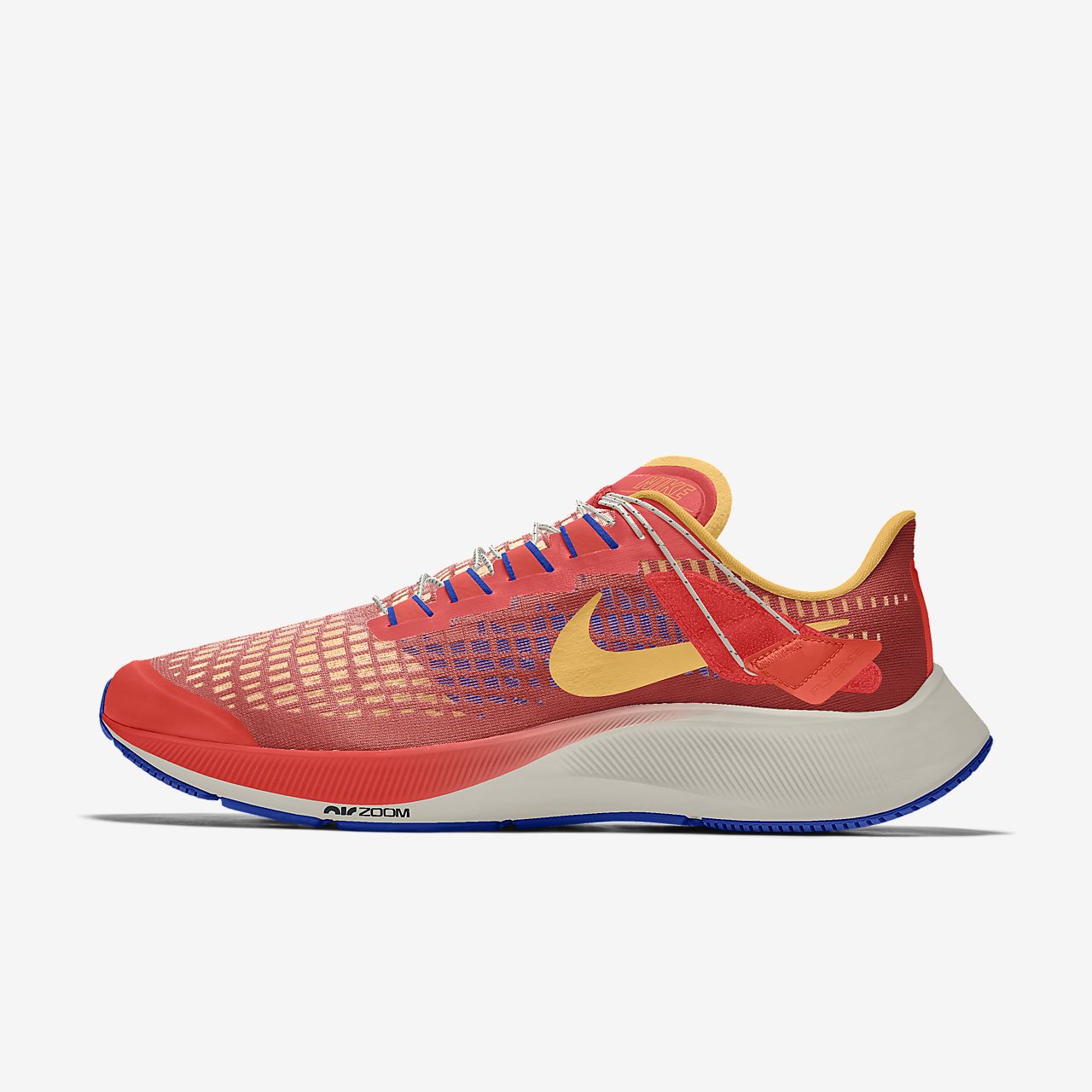 Nike Air Zoom Pegasus 37 FlyEase By You Custom Women's Running Shoe Nike Air Zoom Pegasus 37 FlyEase By You Custom Women's Running Shoe