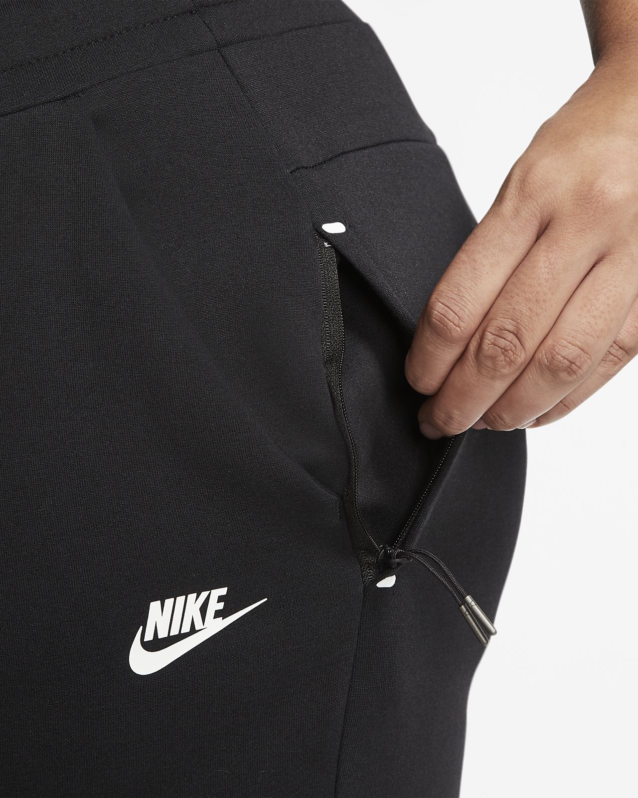 nike sweat shorts with zipper pockets