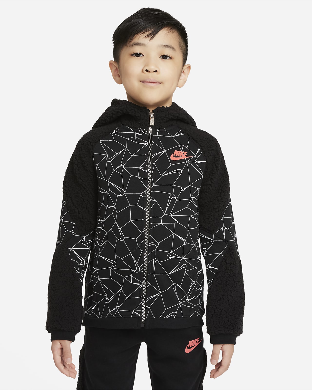 Nike Sportswear Little Kids' Full-Zip Hoodie