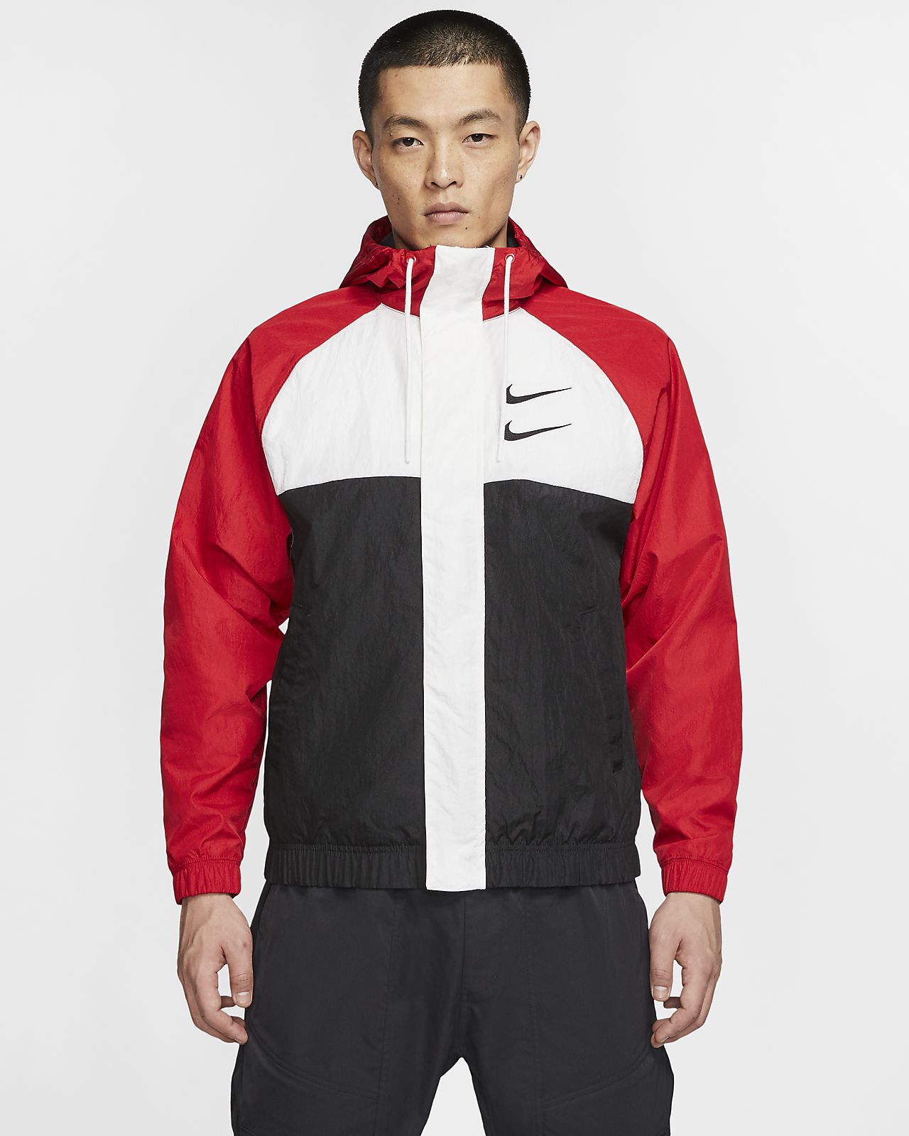 Nike Sportswear Swoosh Men's Woven Hooded Jacket. Nike IN