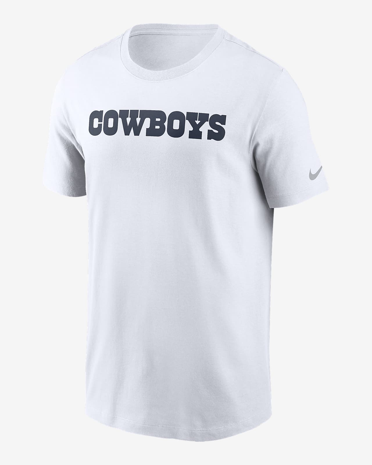 Playera Nike de la NFL para hombre Dallas Cowboys Primetime Wordmark Essential