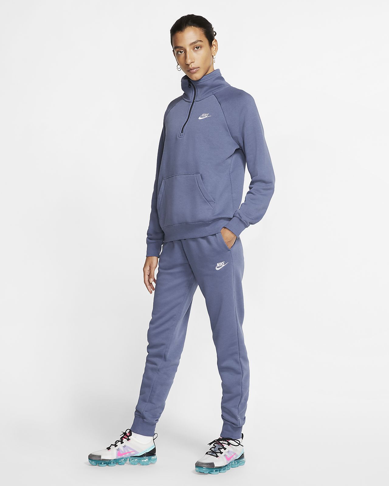 nike sportswear essential fleece pants women's