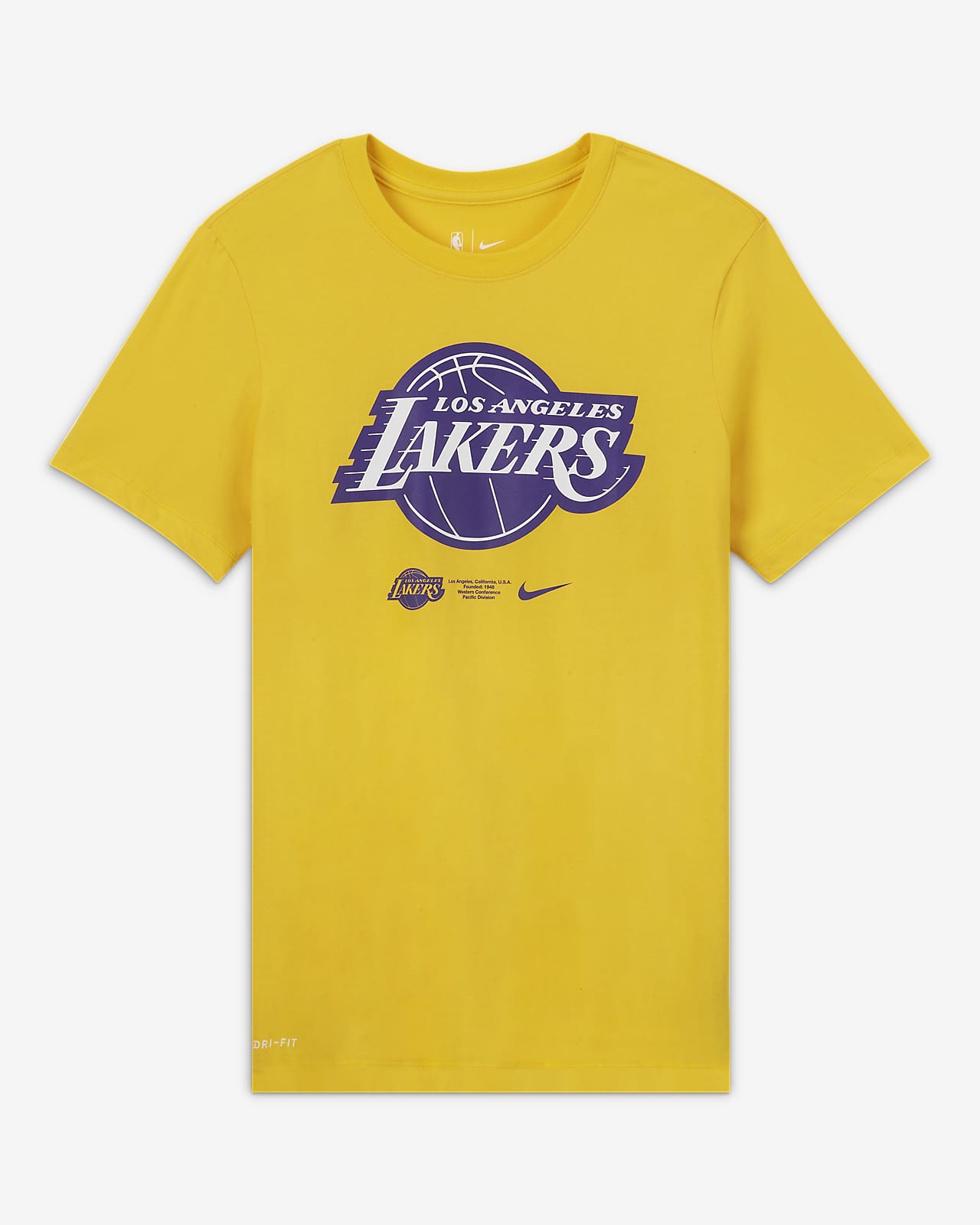 Download Los Angeles Lakers Logo Men's Nike Dri-FIT NBA T-Shirt ...
