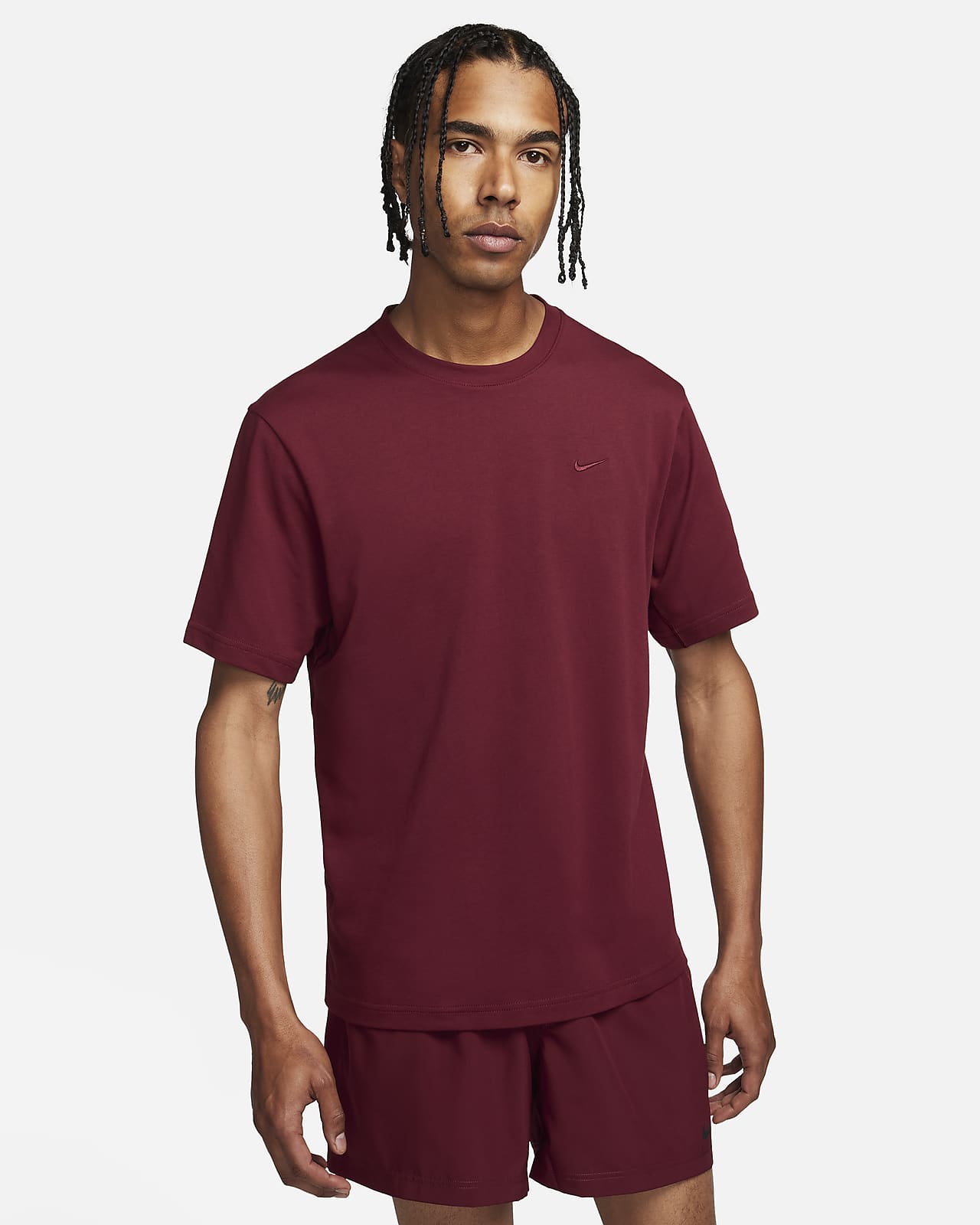 Ανδρική ευέλικτη κοντομάνικη μπλούζα Dri-FIT Nike Primary
