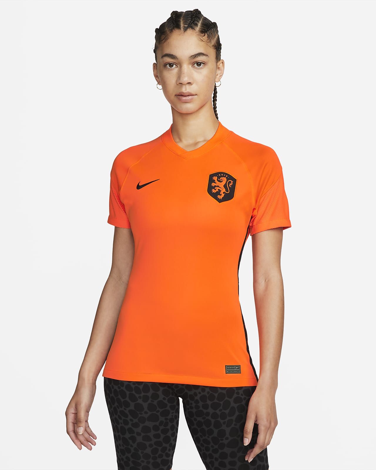 Jersey de fútbol Nike Dri-FIT de Países Bajos local 2022 Stadium para mujer