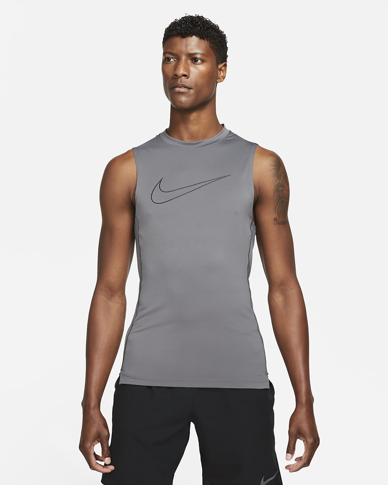 Ανδρική αμάνικη μπλούζα με στενή εφαρμογή Nike Pro Dri-FIT