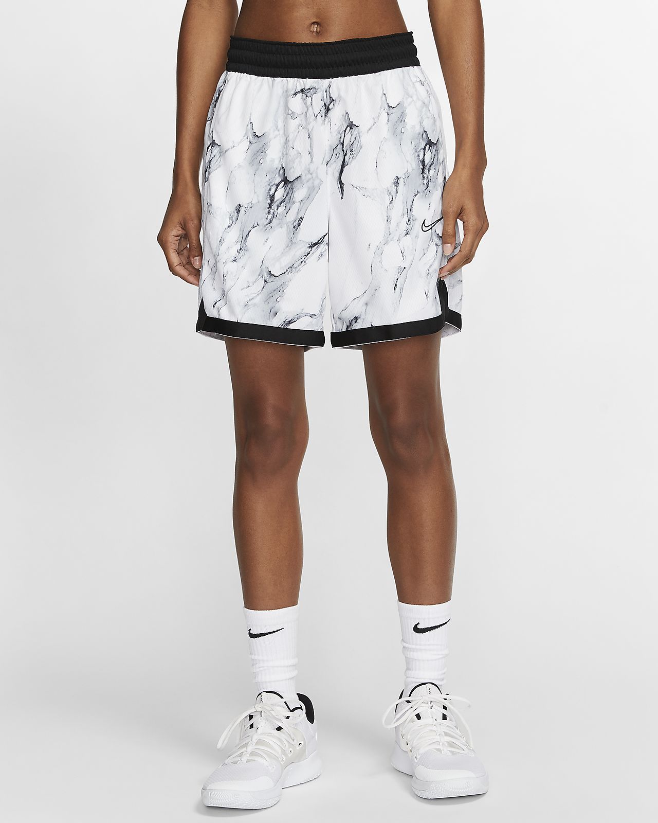 nike shorts white