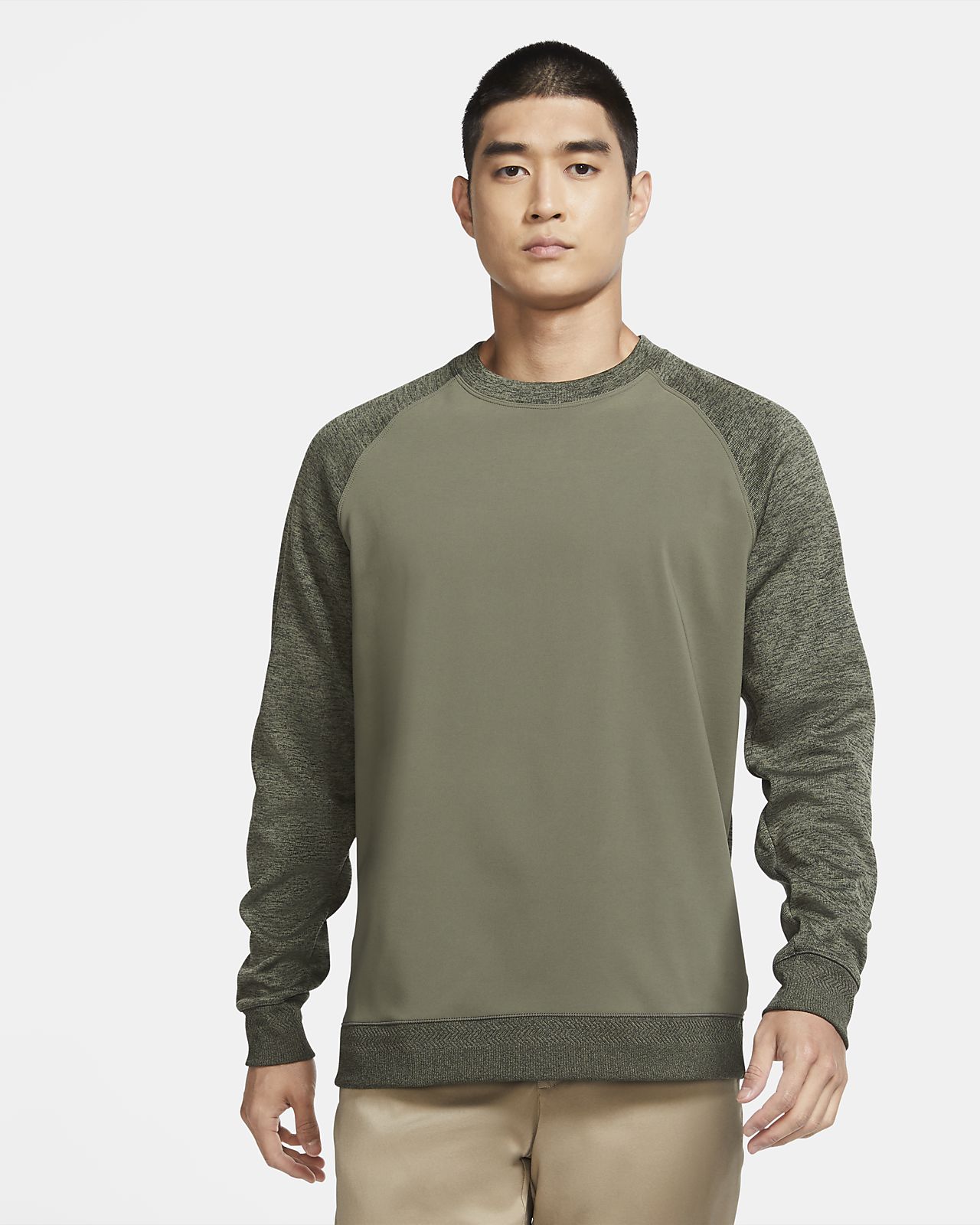 nike golf brushed crew neck