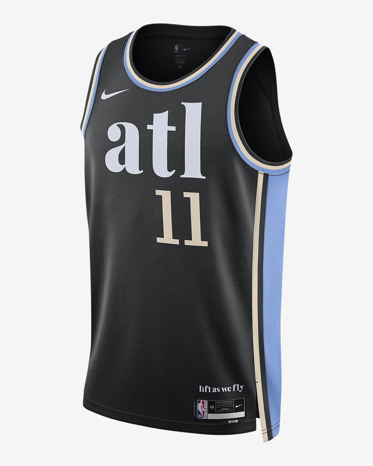 Trae Young Atlanta Hawks City Edition 2023/24 Swingman NBA-jersey met Nike Dri-FIT voor heren