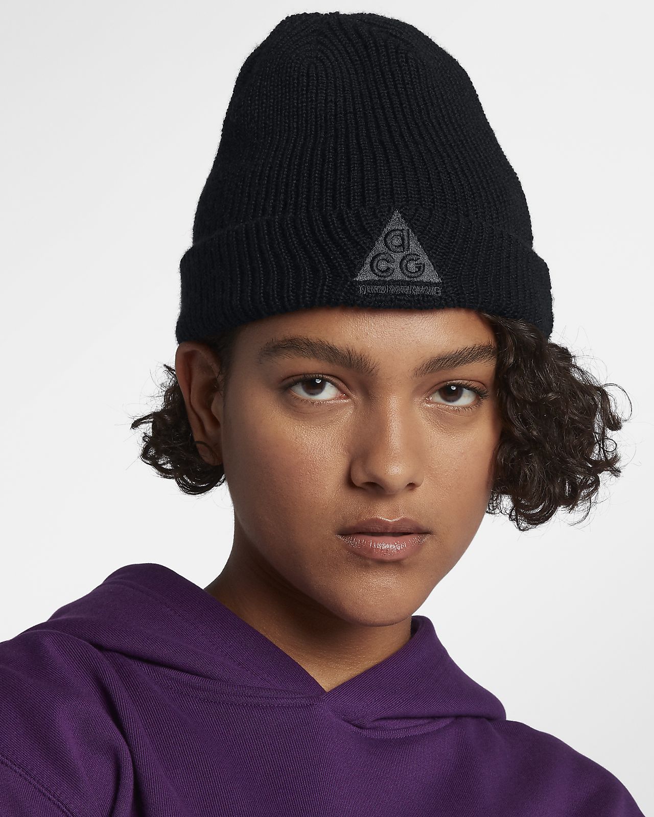 nike acg beanie black