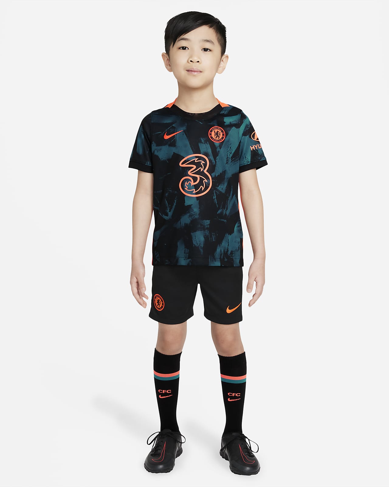 Chelsea FC 2021/22 Third Little Kids' Soccer Kit