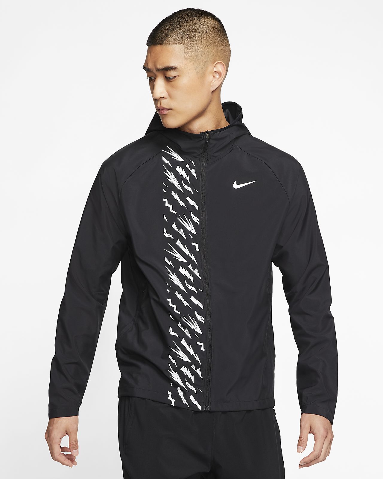 nike essential running jacket