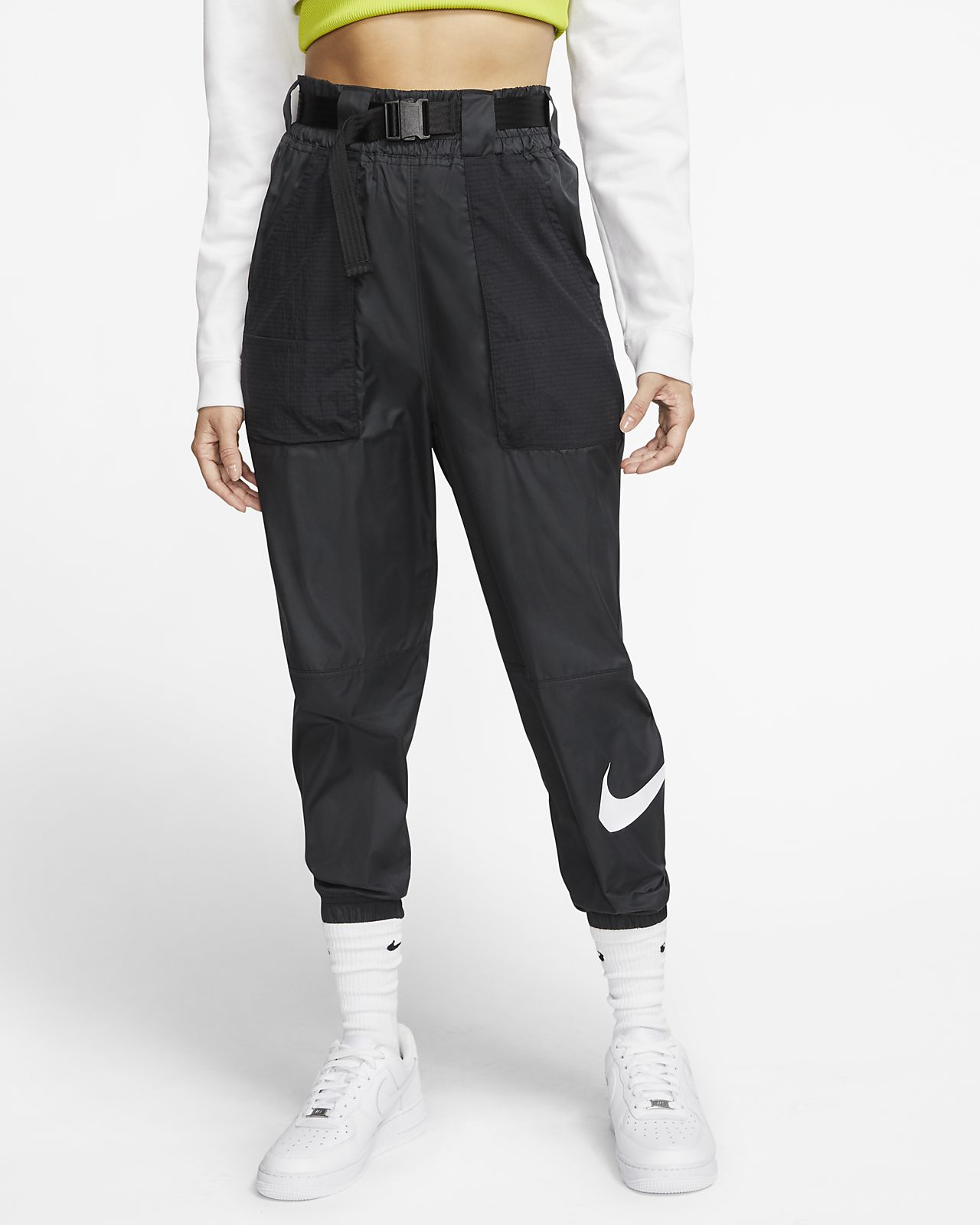 women's swoosh pants