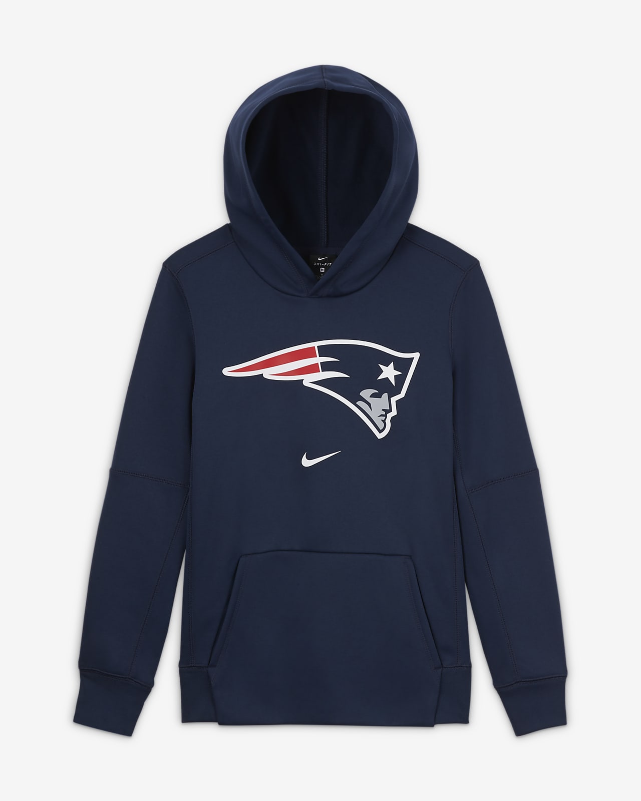 Sweat à capuche avec logo Nike Essential New England Patriots pour Garçon plus âgé