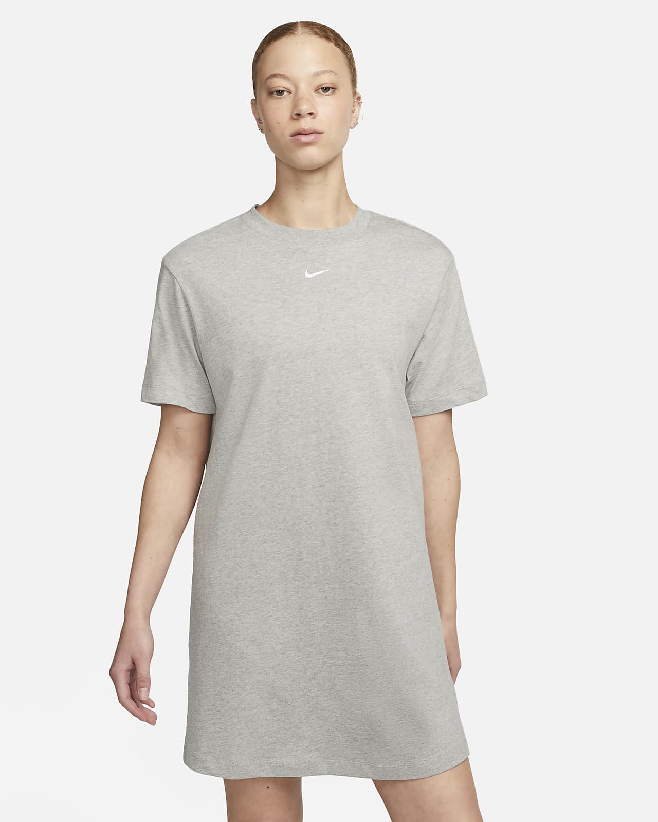 Vestido tipo playera oversized para mujer Nike Sportswear Chill Knit