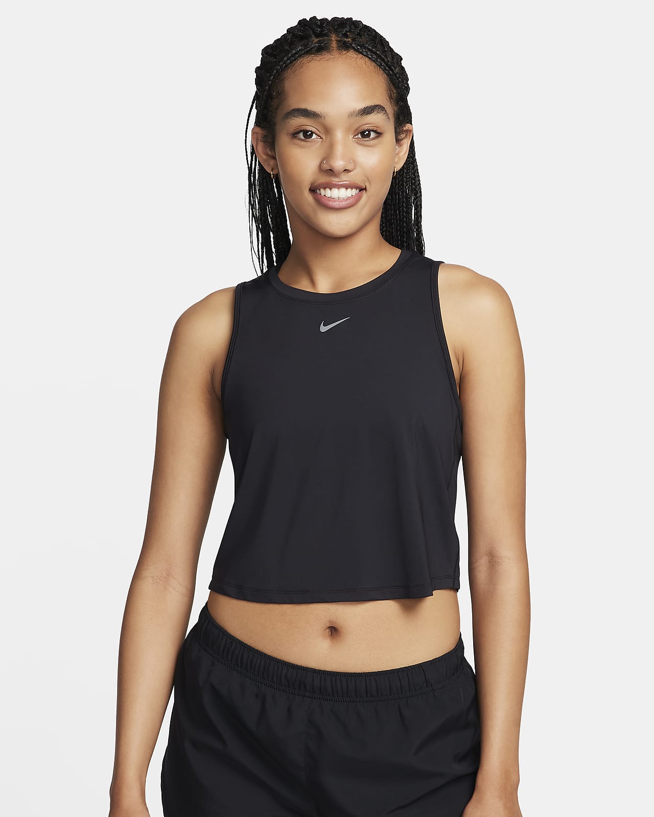 Damska koszulka bez rękawów o skróconym kroju Dri-FIT Nike One Classic
