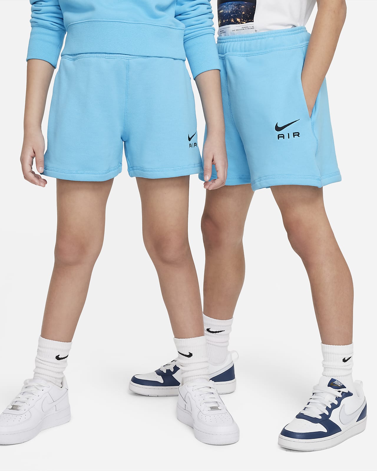 Nike Air Big Kids' French Terry Shorts