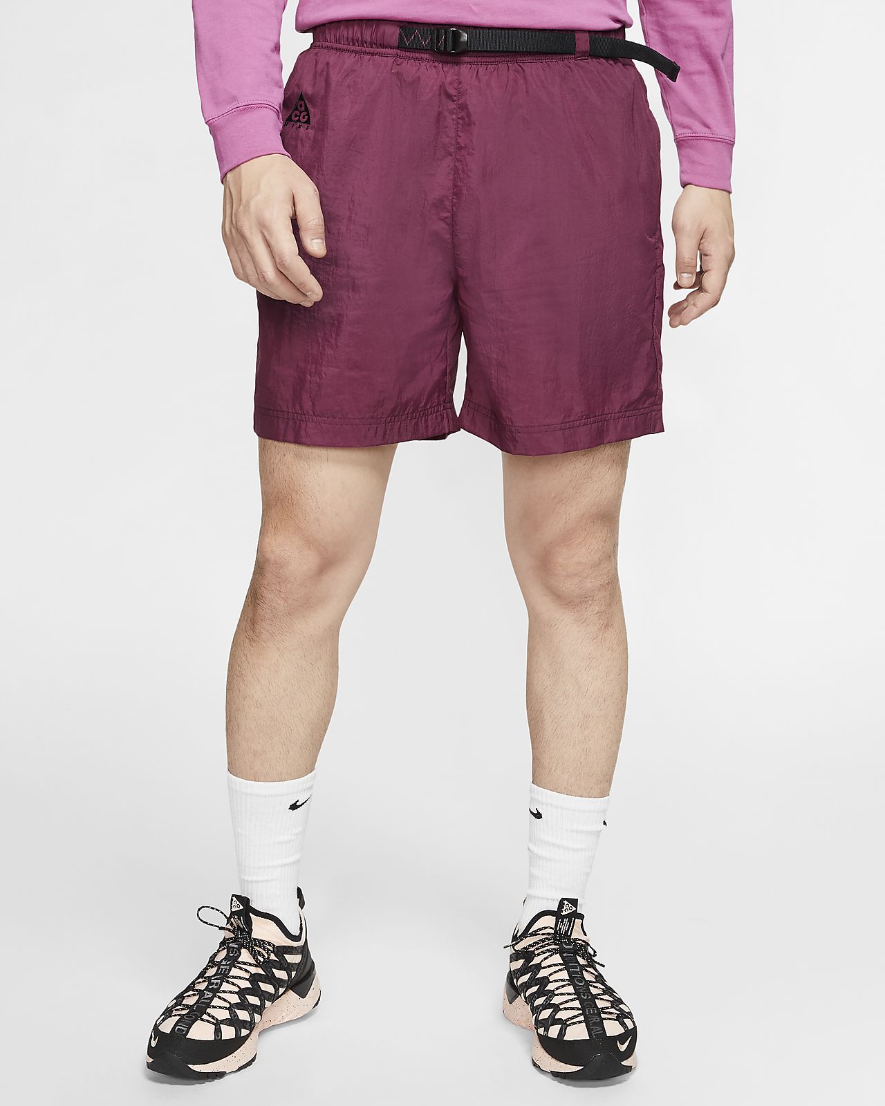 nike acg shorts woven