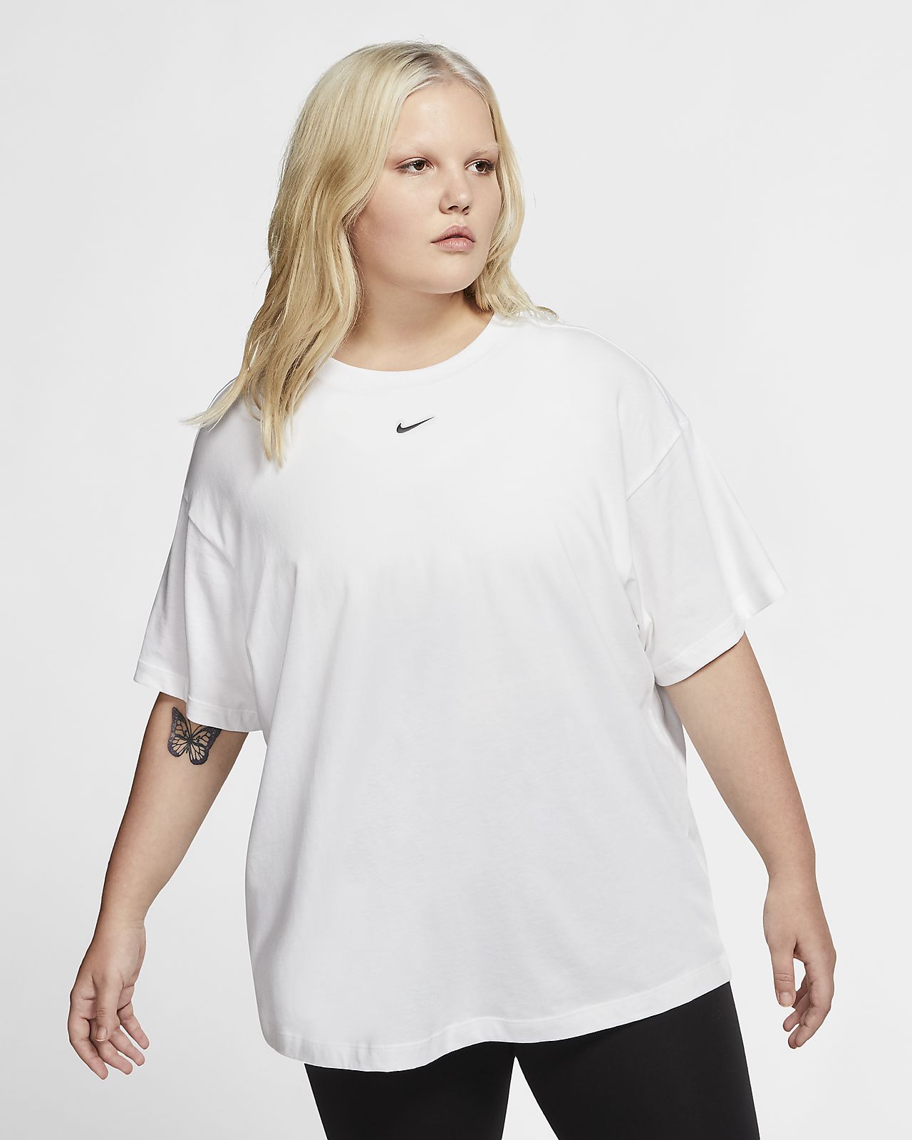 nike sportswear essential women's logo short sleeve top