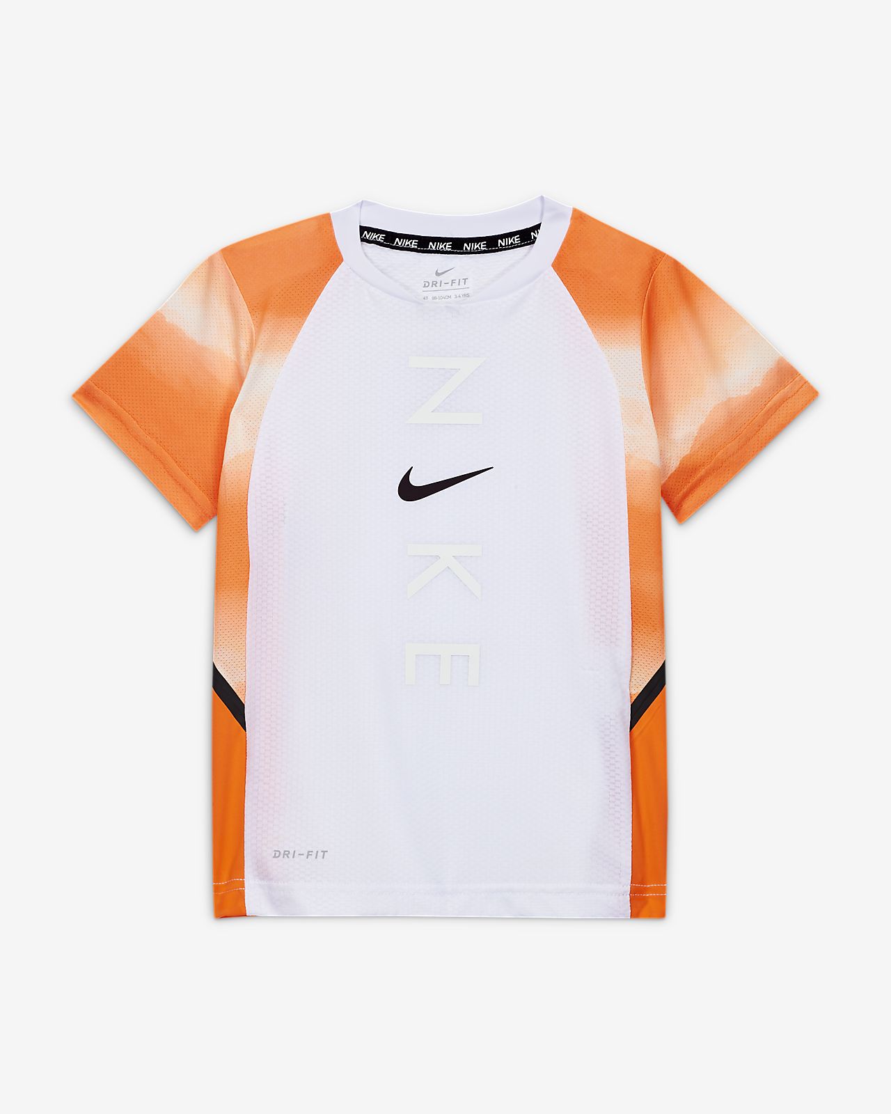 toddler orange nike shirt