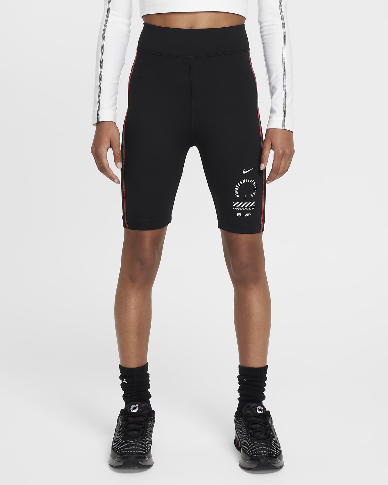 Nike Sportswear Older Kids' (Girls') 18cm (approx.) Biker Shorts