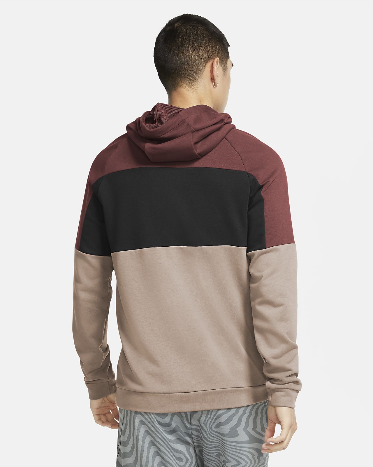 nike men's pullover training hoodie