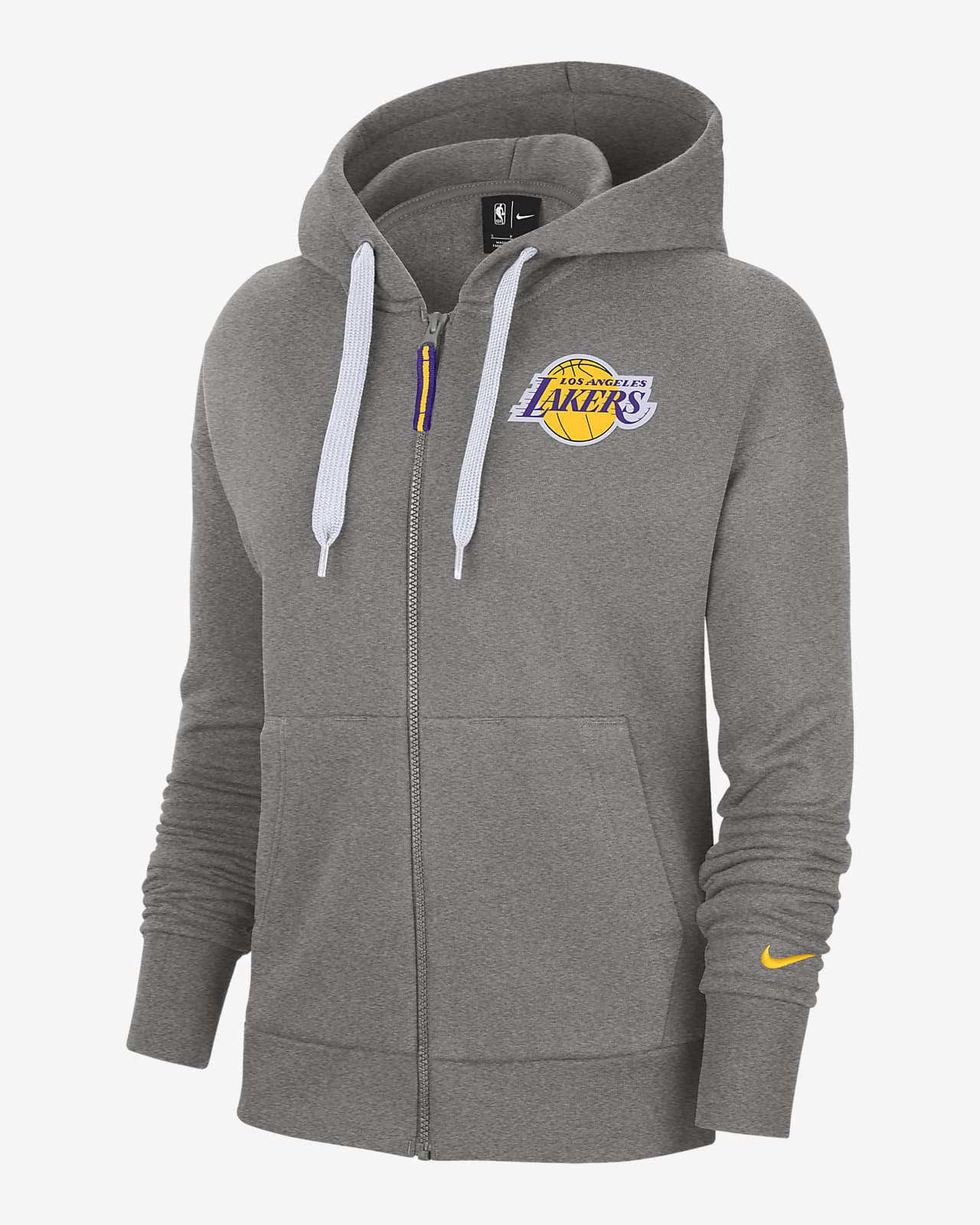 Los Angeles Lakers Essential Women's Nike NBA Full-Zip Hoodie