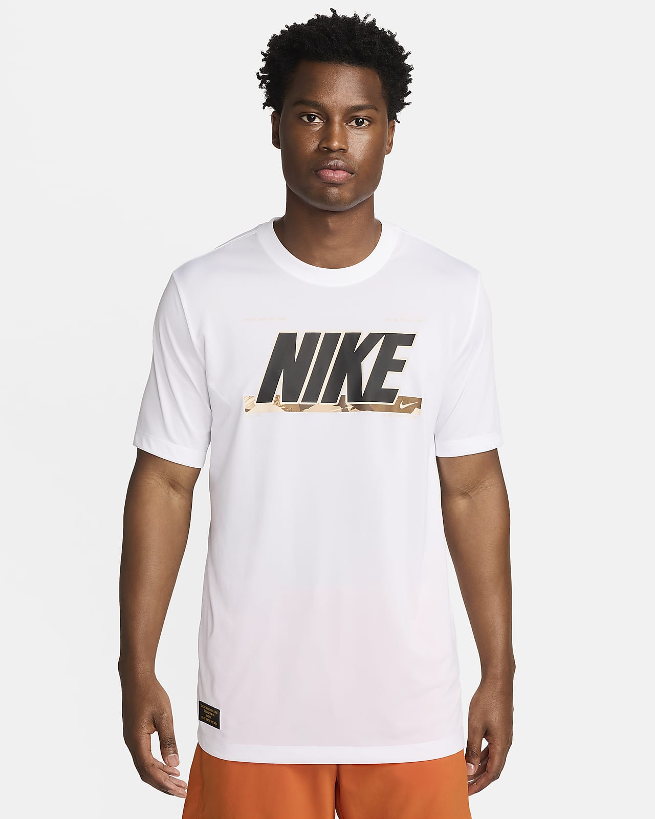 T-shirt de fitness Dri-FIT Nike para homem