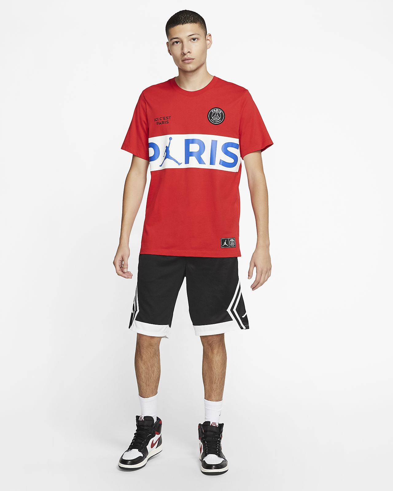 jordan psg wordmark tee