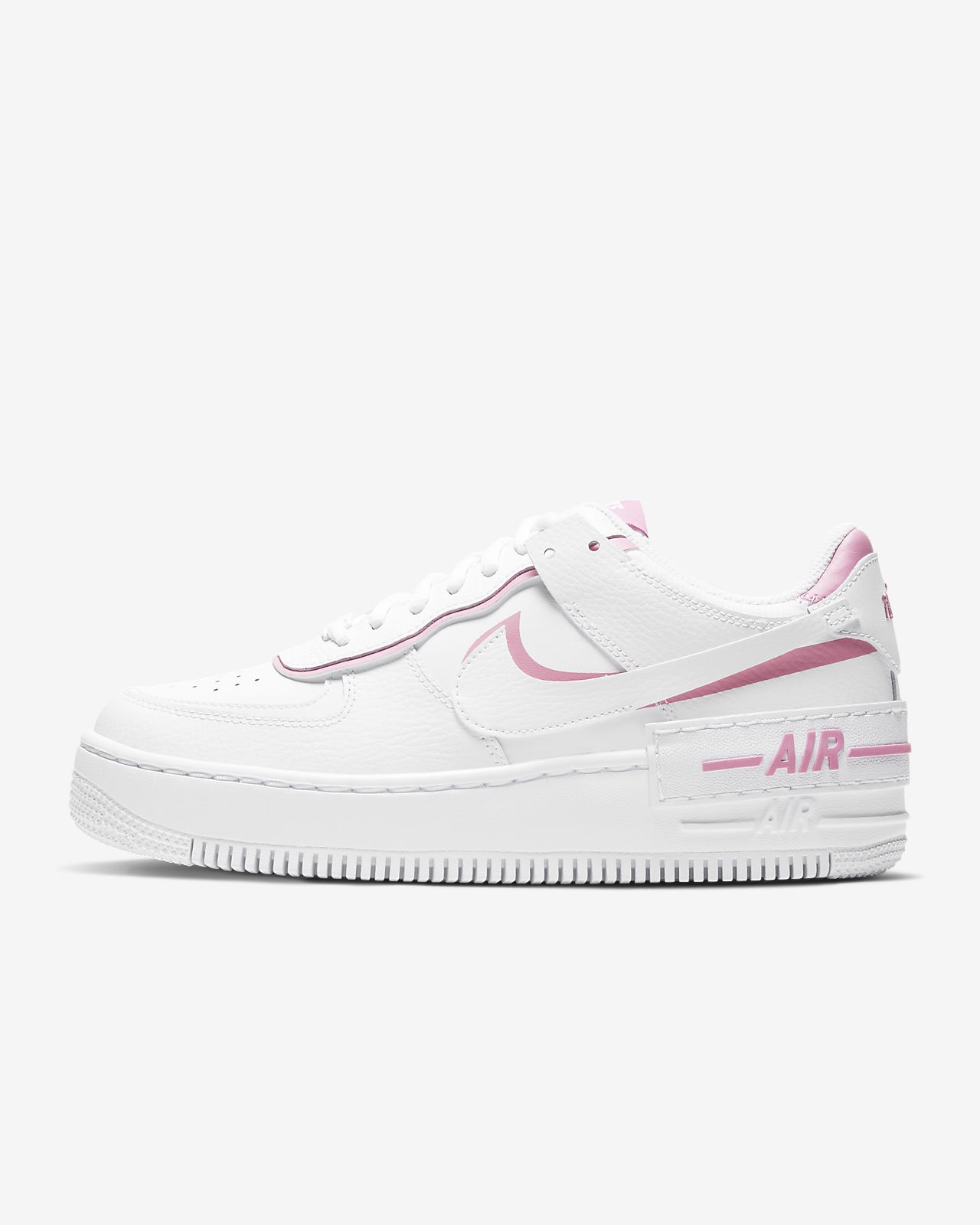 air force 1 shadow white and pink 