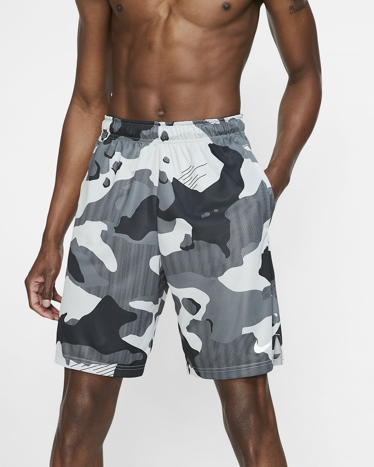 nike men's dry camo training shorts