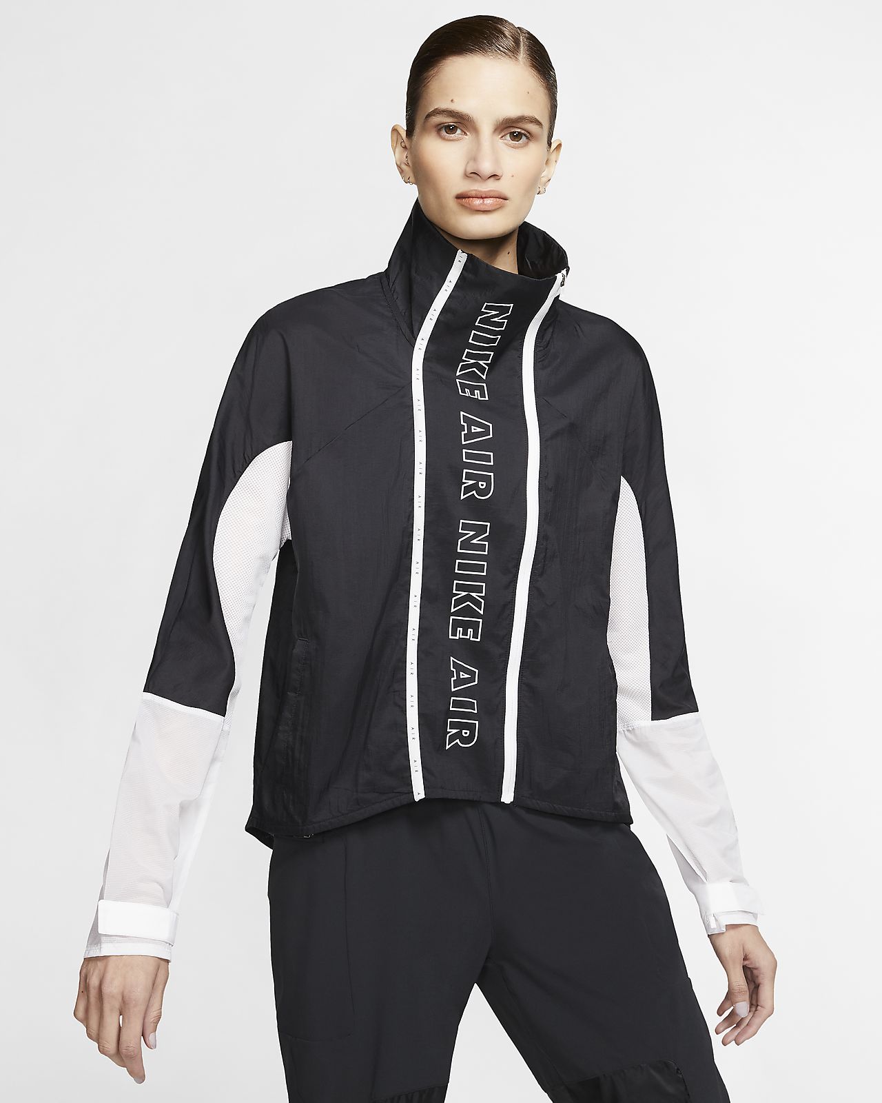 nike running fleece jacket