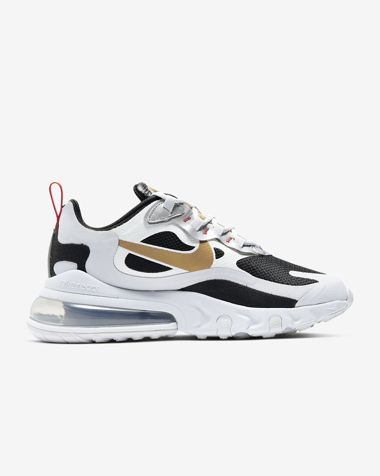 nike react element 270 flyknit uomo oro