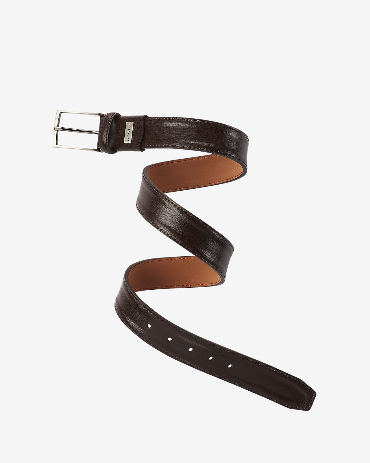 nike leather woven g flex belt