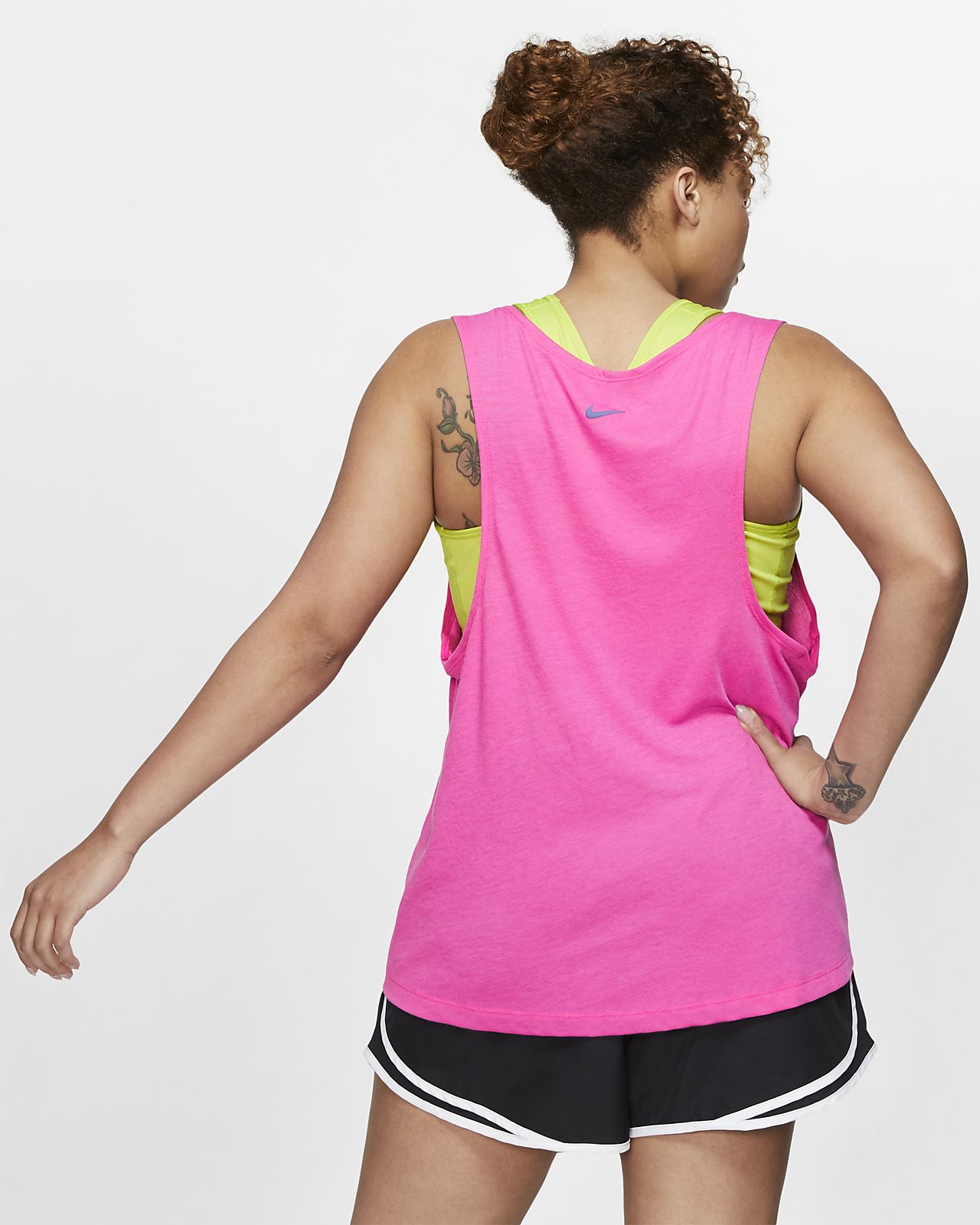 nike pink tank