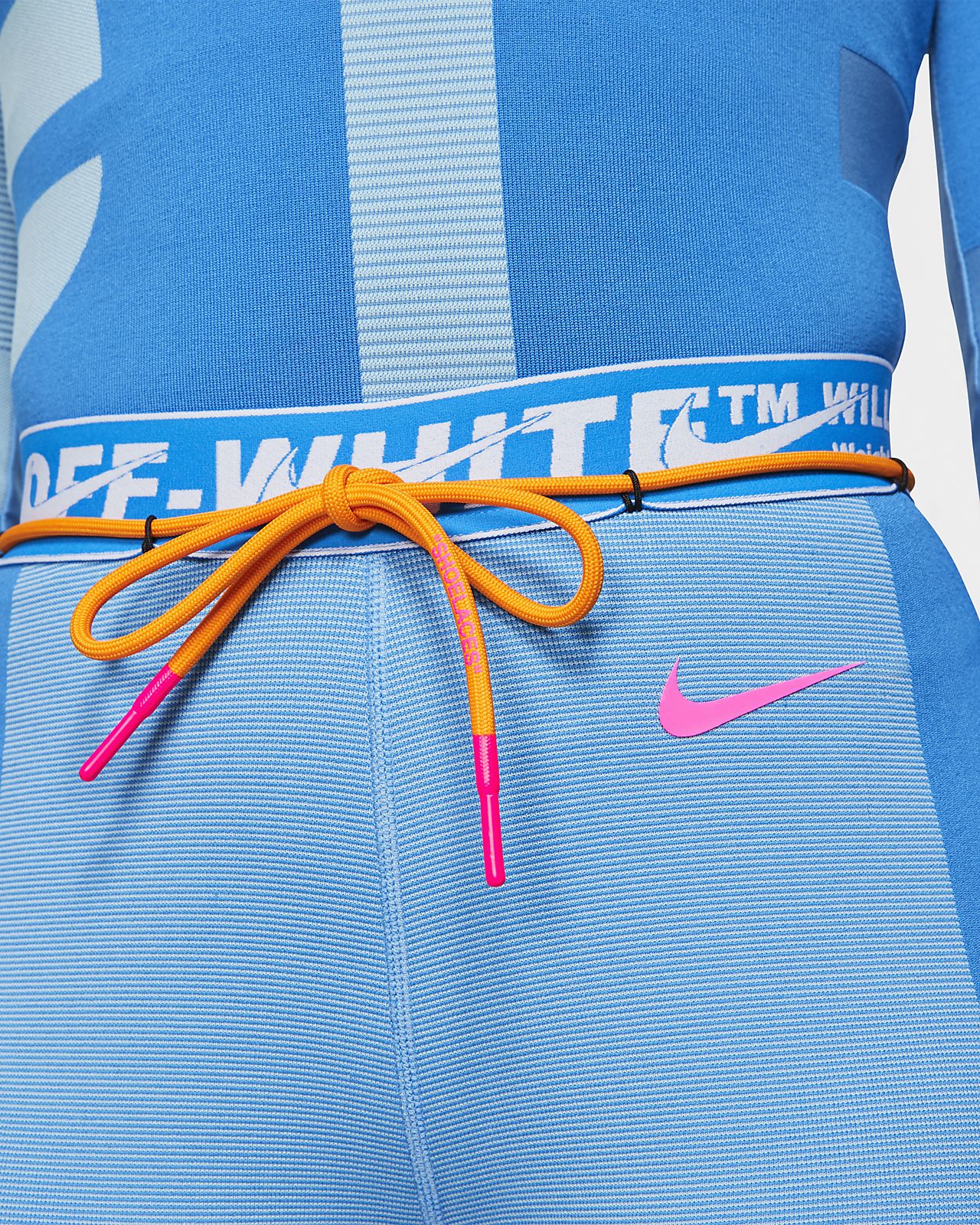 blue nike off white outfit