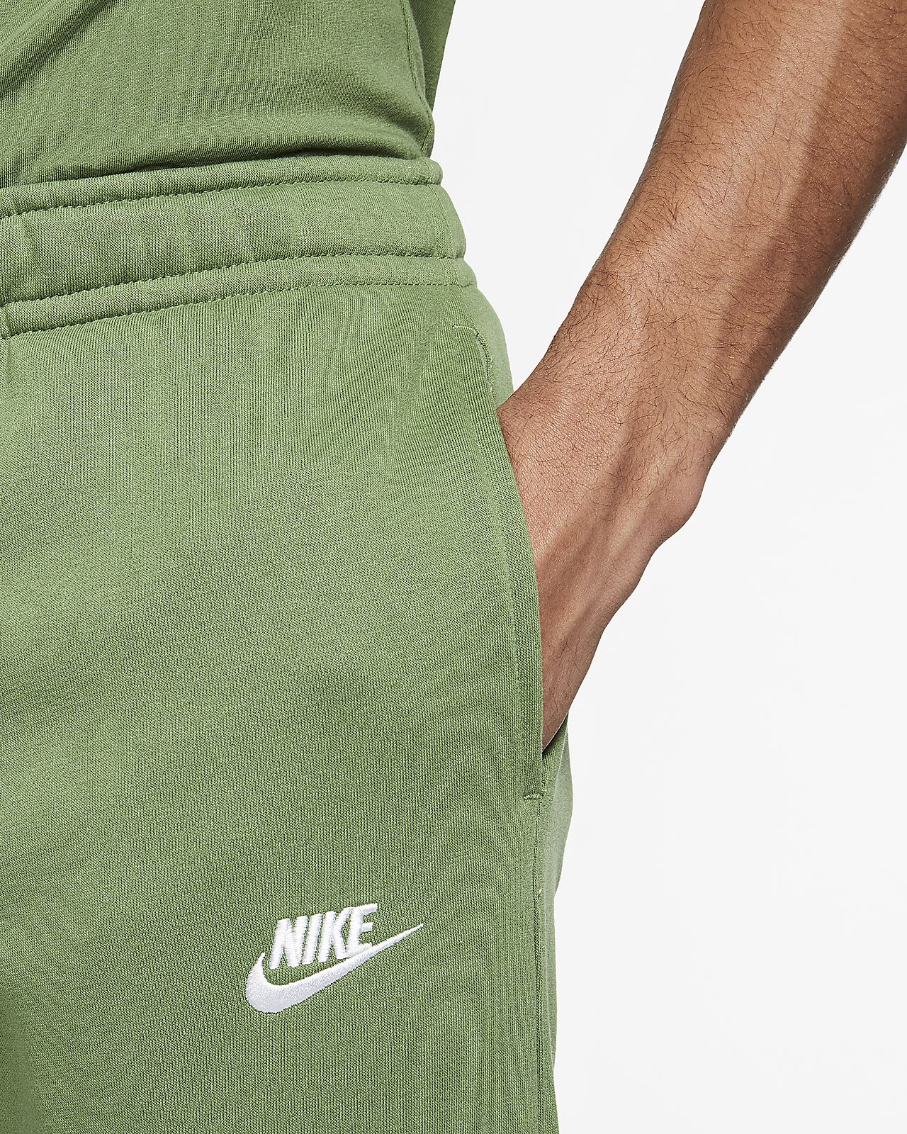 nike sportswear club fleece green