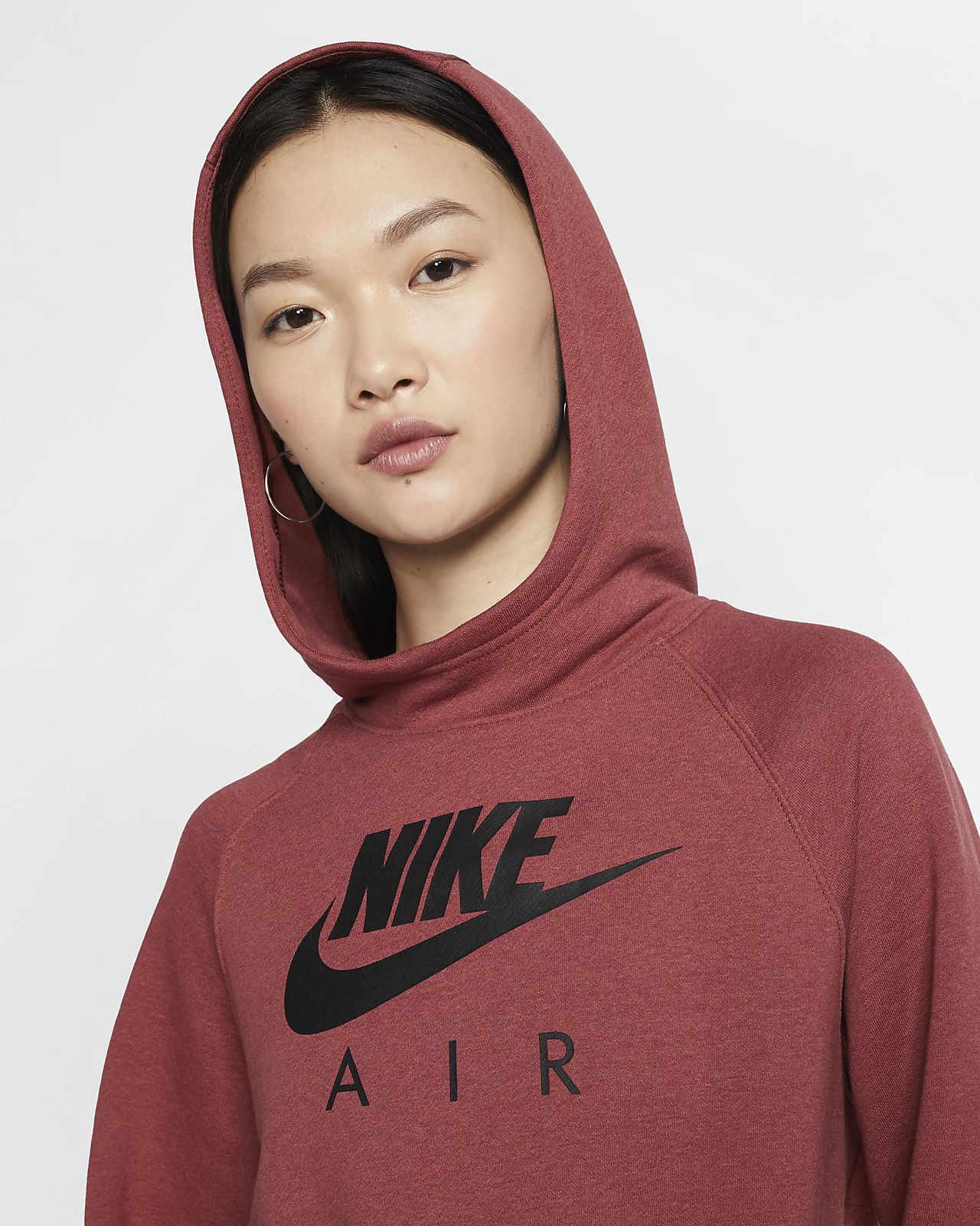 maroon nike sweatshirt womens