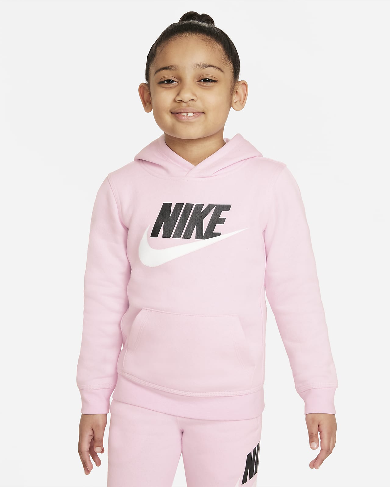 Sudadera con gorro sin cierre para niños talla pequeña Nike Sportswear Club Fleece