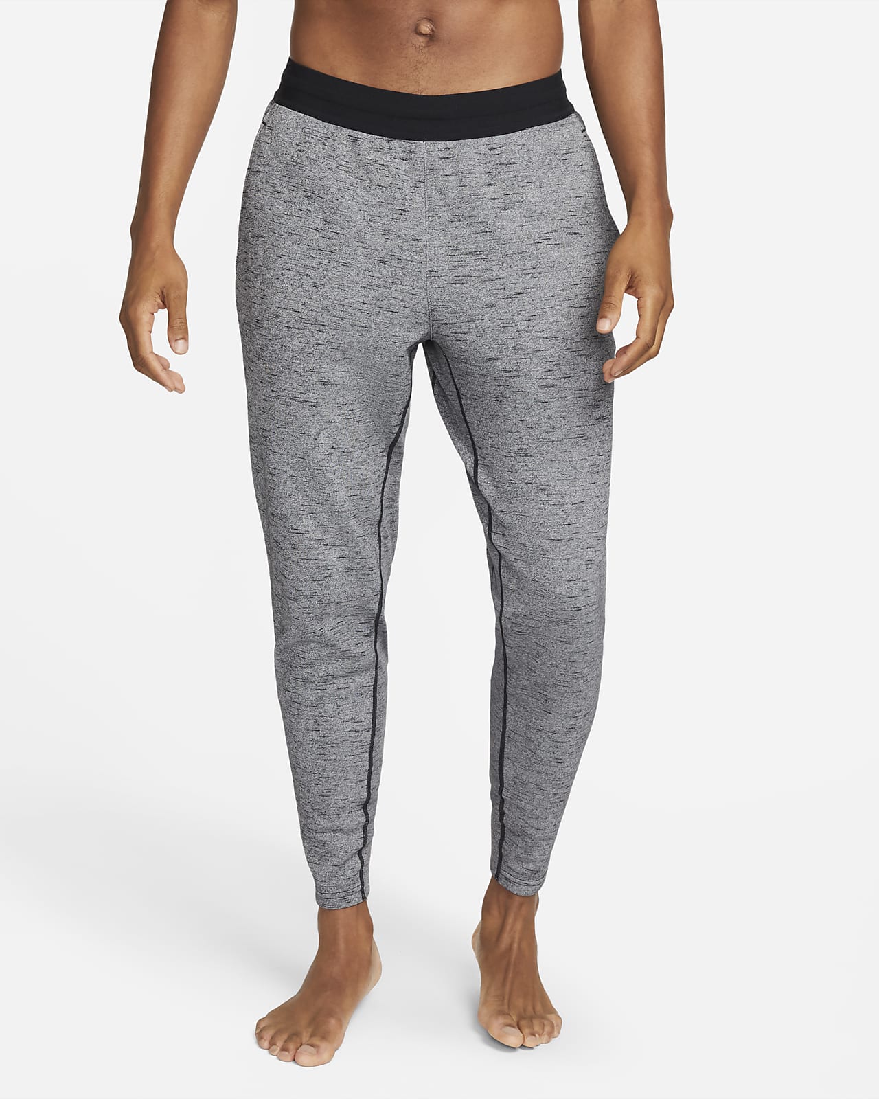 Indfarvede Nike Yoga Dri-FIT-bukser til mænd