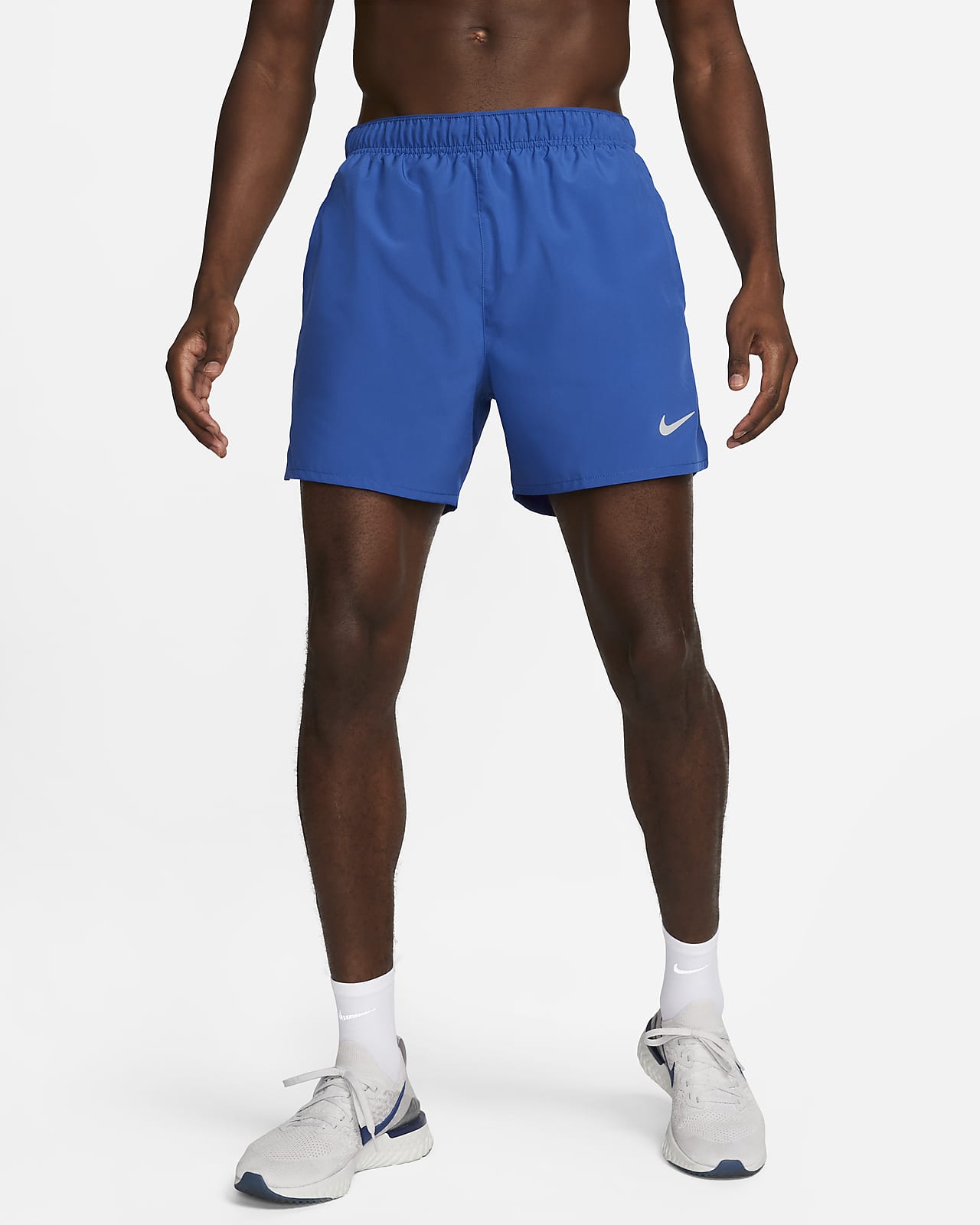 Nike Challenger Dri-FIT hardloopshorts met binnenbroek voor heren (13 cm)