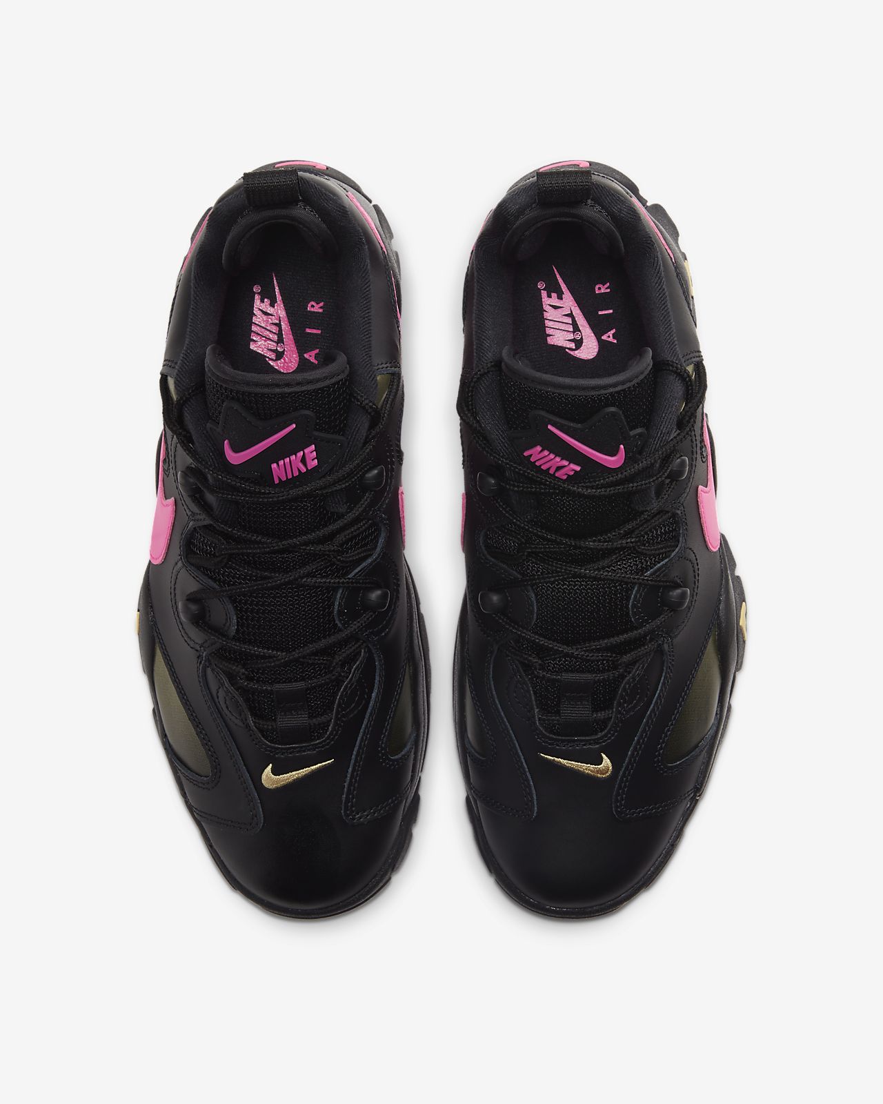 nike air barrage black