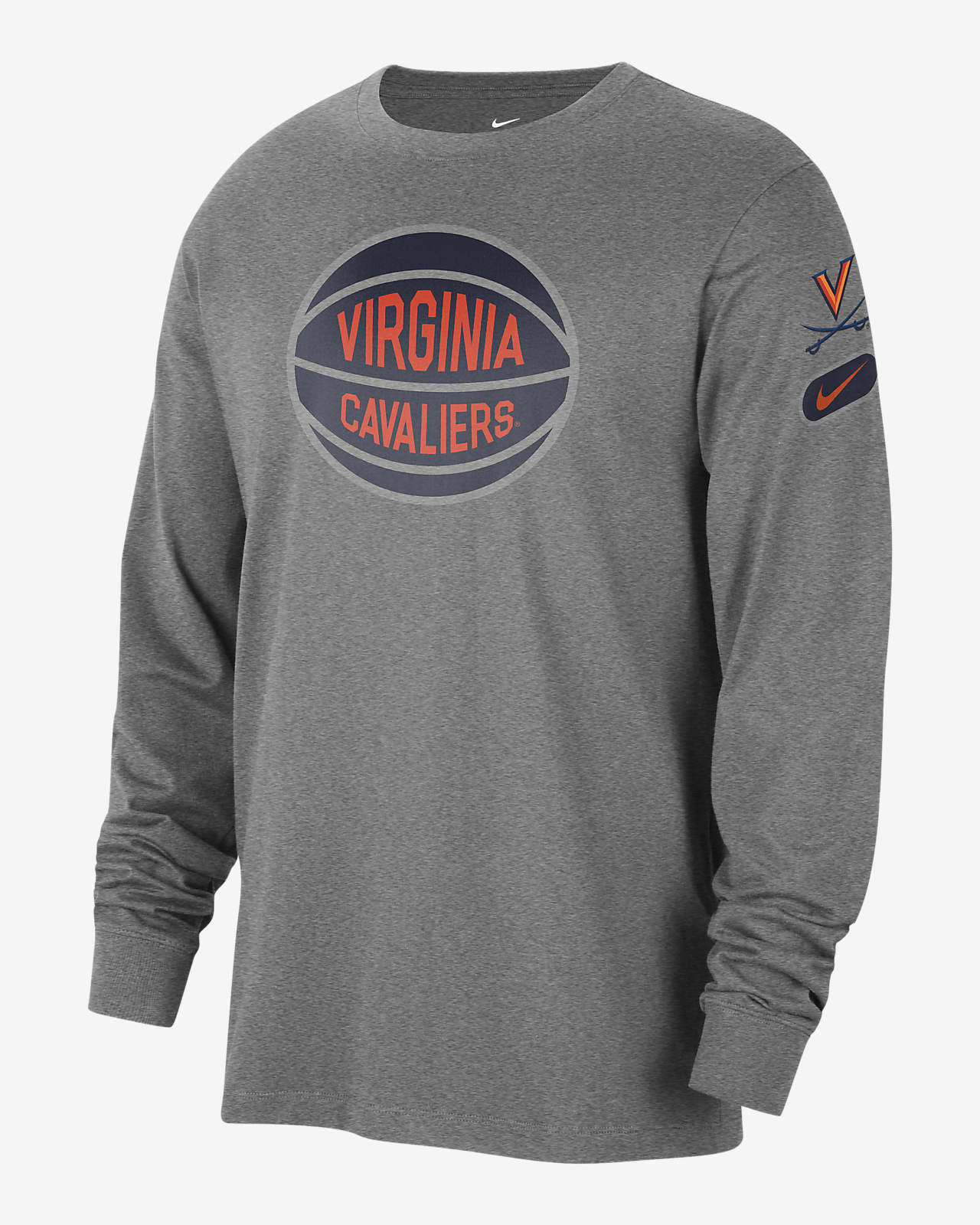 Virginia Fast Break Men's Nike College Long-Sleeve T-Shirt