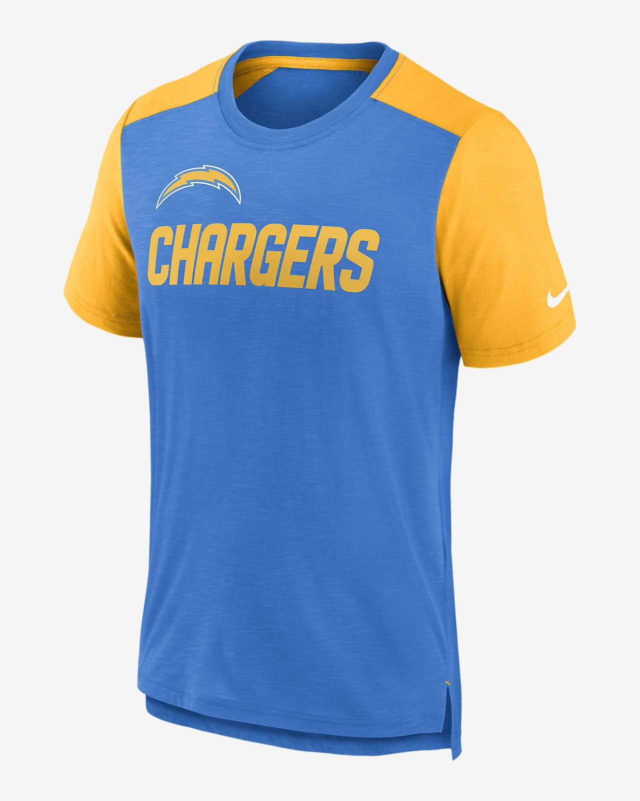 Nike Color Block Team Name (NFL Los Angeles Chargers) Men's T-Shirt