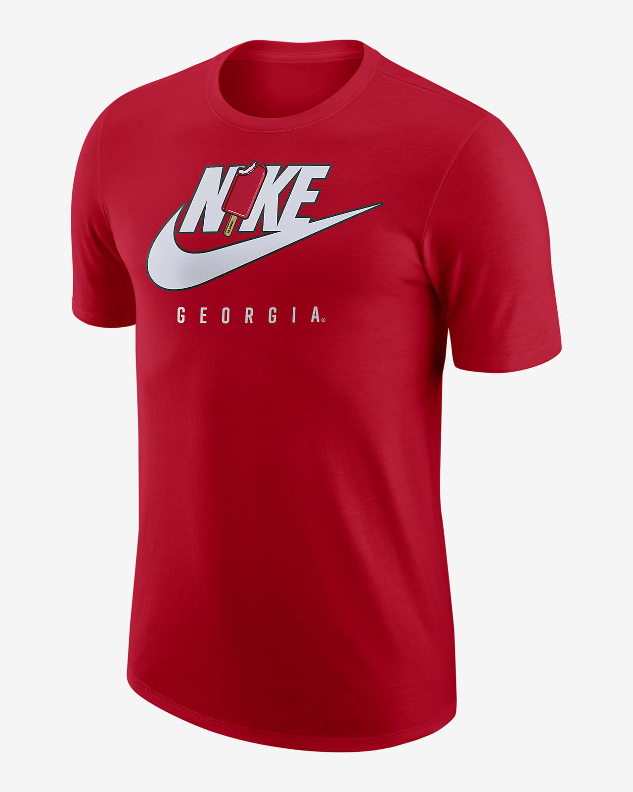 Georgia Men's Nike College Crew-Neck T-Shirt