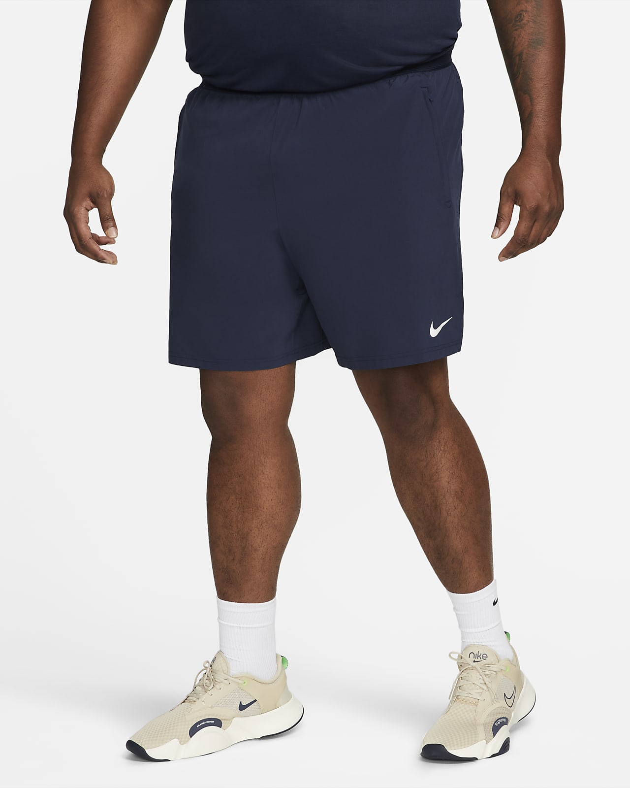 กางเกงเทรนนิ่งขาสั้น 8 นิ้วผู้ชาย Nike Pro Dri-FIT Flex Vent Max