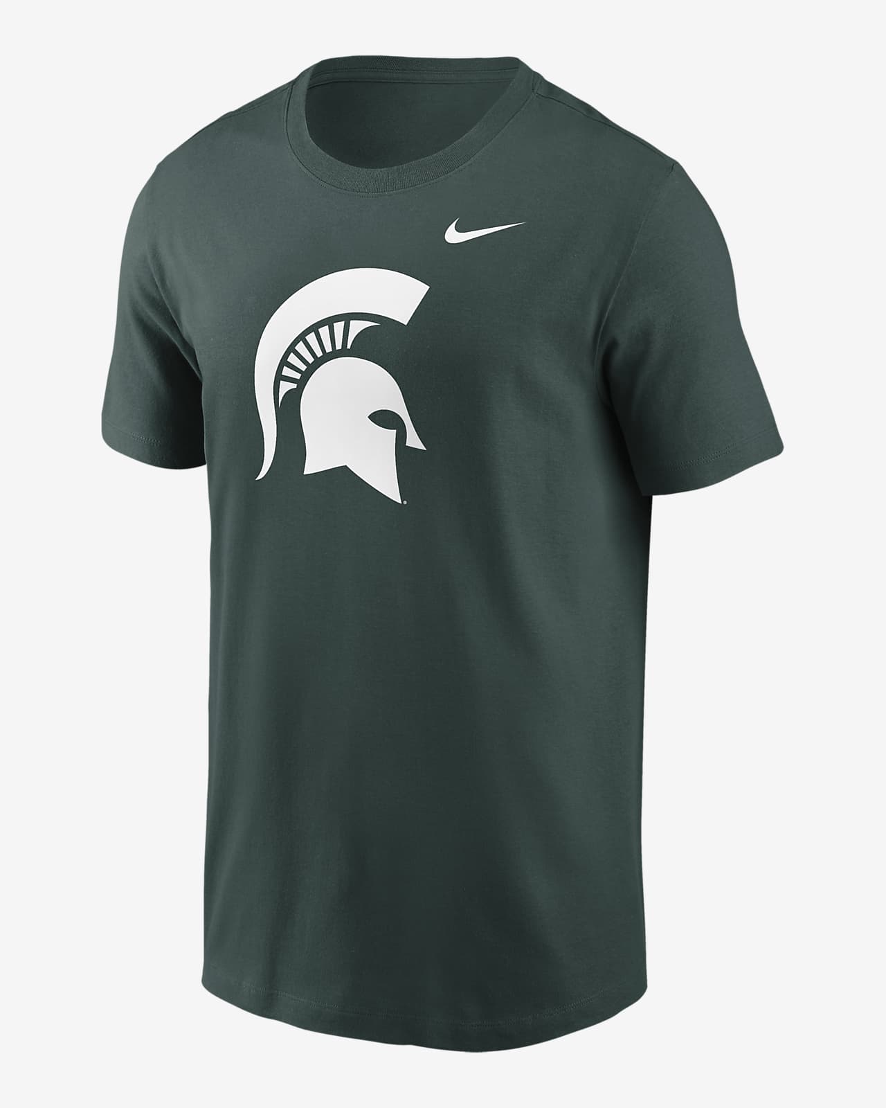 Playera universitaria Nike para hombre Michigan State Spartans Primetime Evergreen Logo