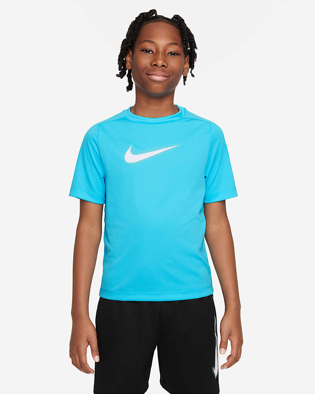 Nike Dri-FIT Multi+ Big Kids' (Boys') Graphic Training Top