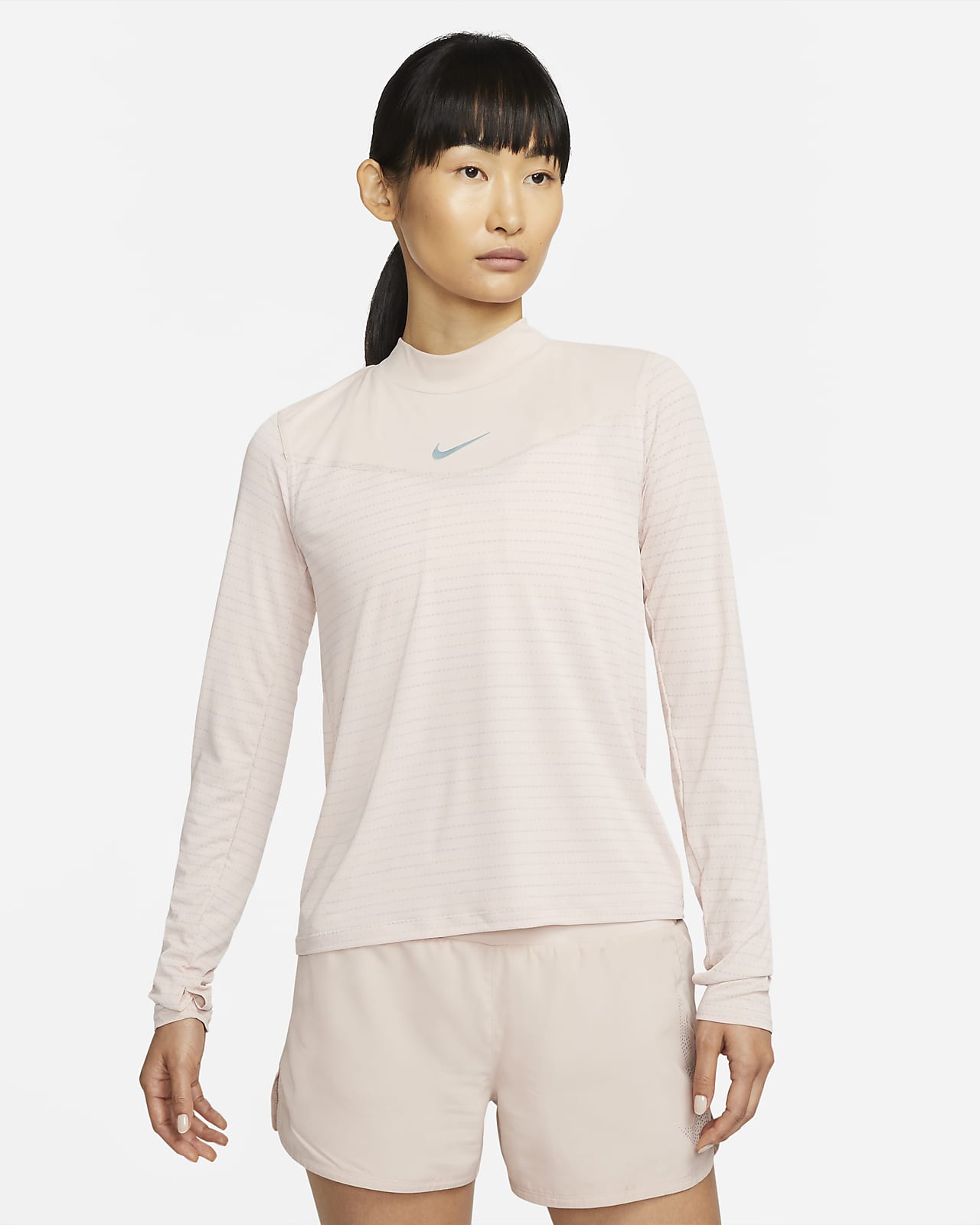 เสื้อวิ่งแขนยาวผู้หญิง Nike Dri-FIT Run Division